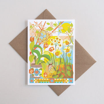 Printer Johnson, Vicki Johnson | April, Greeting Card