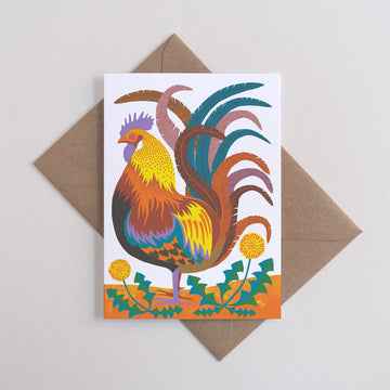 Printer Johnson, Vicki Johnson | Rooster, Greeting Card