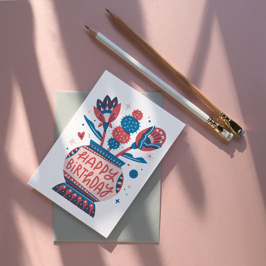 Printer Johnson, Vonik Design | Happy Birthday, Greeting Card