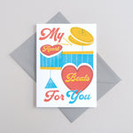 Printer Johnson, James Treadaway | My Heart Beats For You, Greeting Card