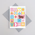 Printer Johnson, Dorothy Luo | Sweet Tiles, Greeting Card