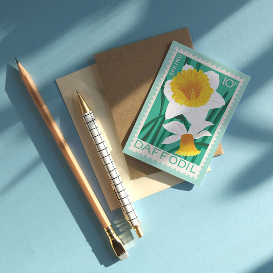 Printer Johnson, Vicki Johnson | Daffodil, Mini Card