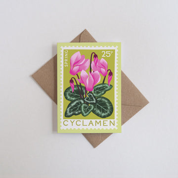 Printer Johnson, Vicki Johnson | Cyclamen, Mini Card