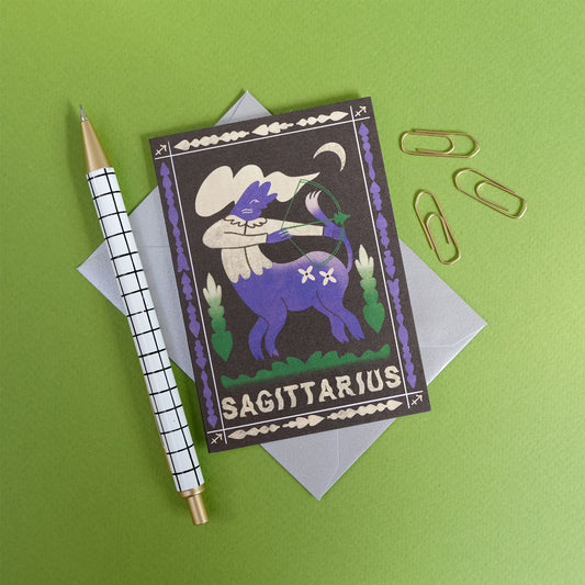 Printer Johnson, Roisin O'Donnell | Sagittarius, Mini Card