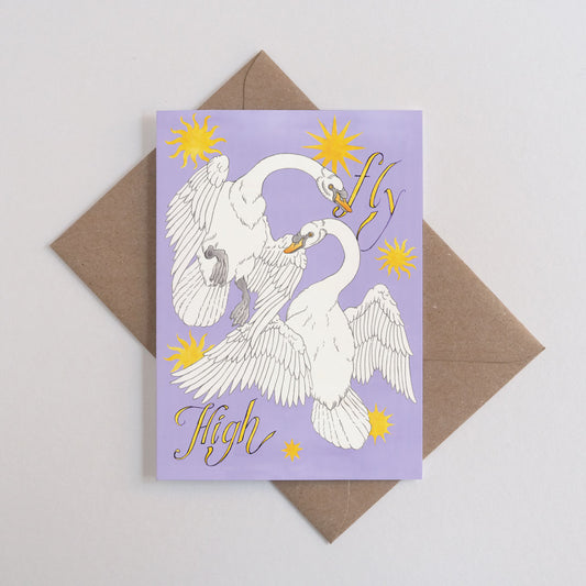 Printer Johnson, Alex Harvey | Fly High, Greeting Card