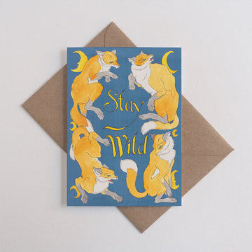 Printer Johnson, Alex Harvey | Stay Wild, Greeting Card