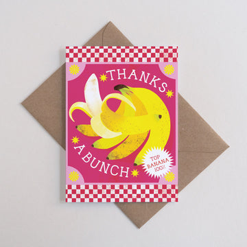 Printer Johnson, Vicki Johnson | Thanks a Bunch, Greeting Card