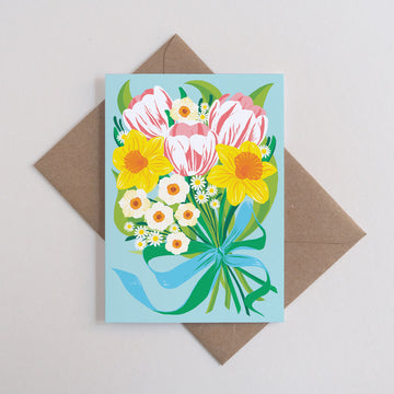 Printer Johnson, Vicki Johnson | Spring Bouquet, Greeting Card