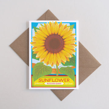 Printer Johnson, Vicki Johnson | Sunflower, Greeting Card