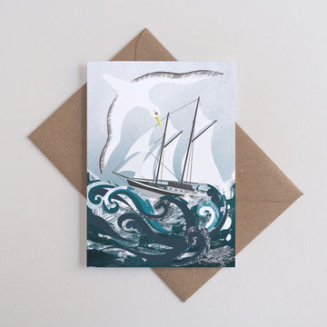 Printer Johnson, Vicki Johnson | High Seas, Greeting Card