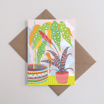 Printer Johnson, Vicki Johnson | Bromeliad, Greeting Card