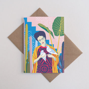 Printer Johnson, Vicki Johnson | Frida, Greeting Card